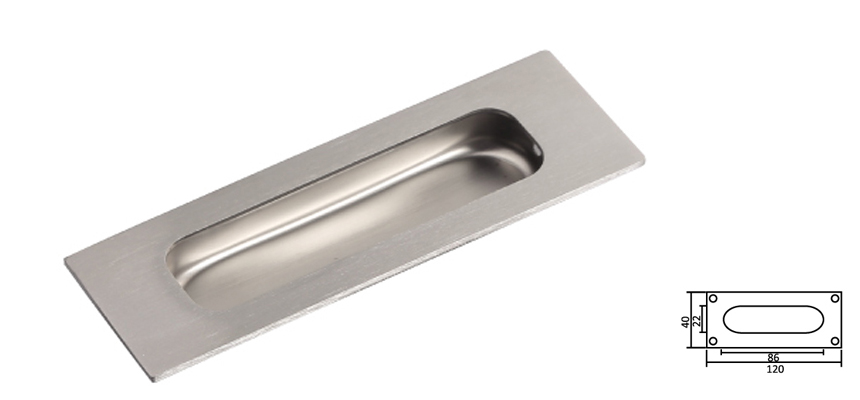 Concealed Handle,Stainless Steel